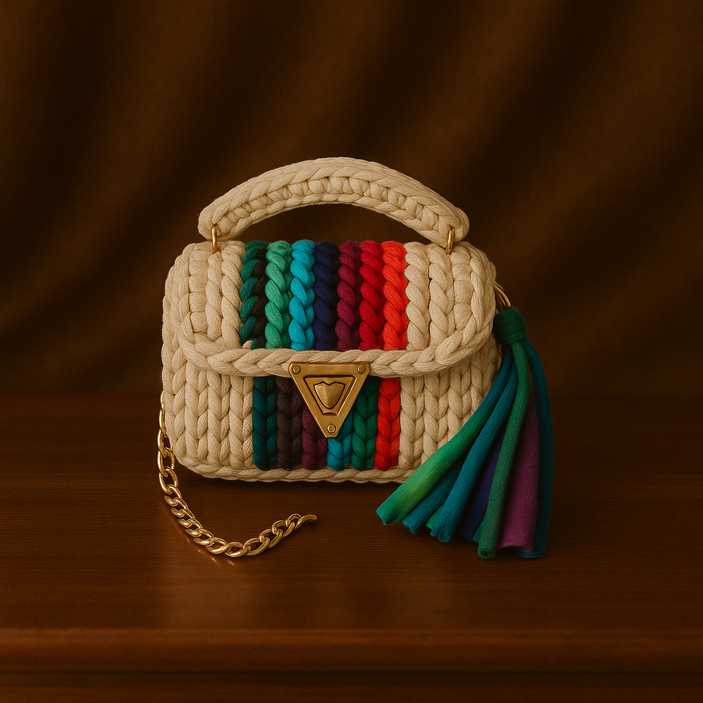 Multicolour - Braided Bag